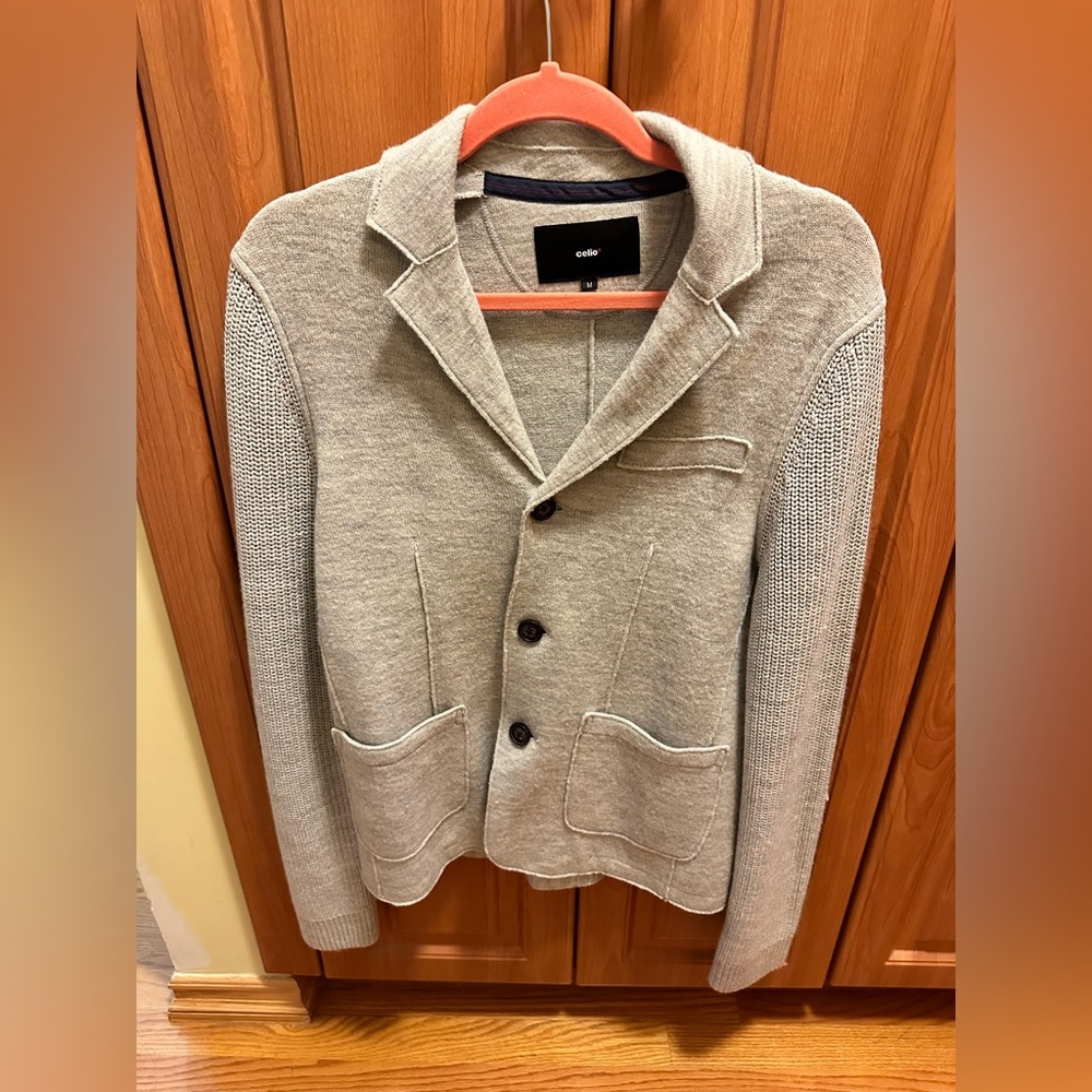 Classic Celio Men’s sweater blazer (I have size medium and large available).